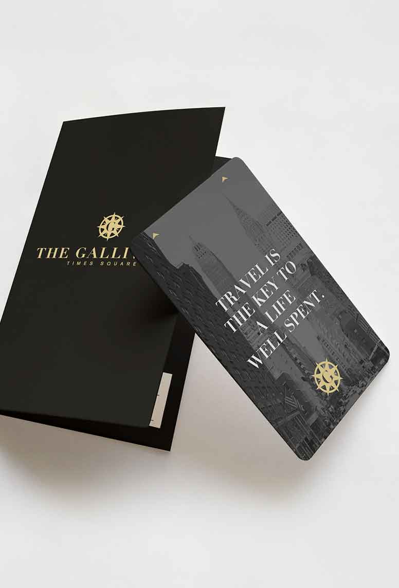 Gallivant key card design