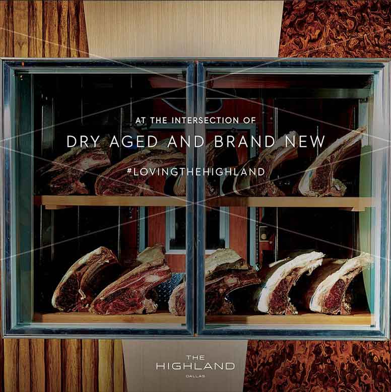 Brand social ad: At the intersection of dry aged and brand new #LovingTheHighland