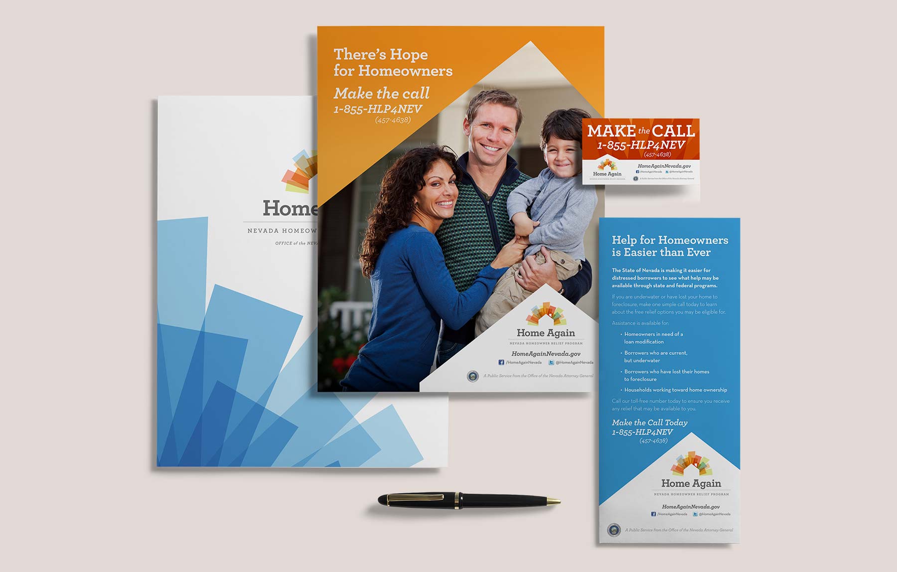 Brochure and card designs