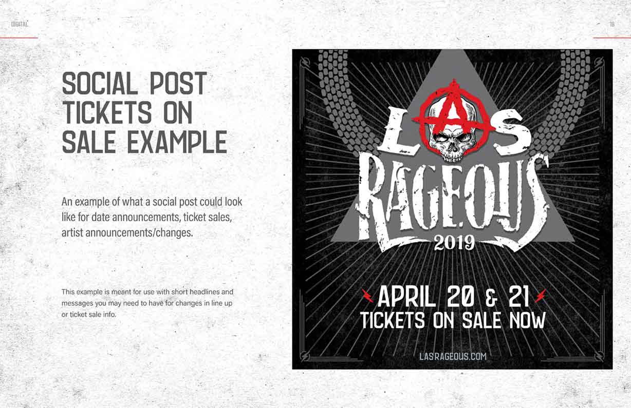 Social Post Tickets on Sale Example