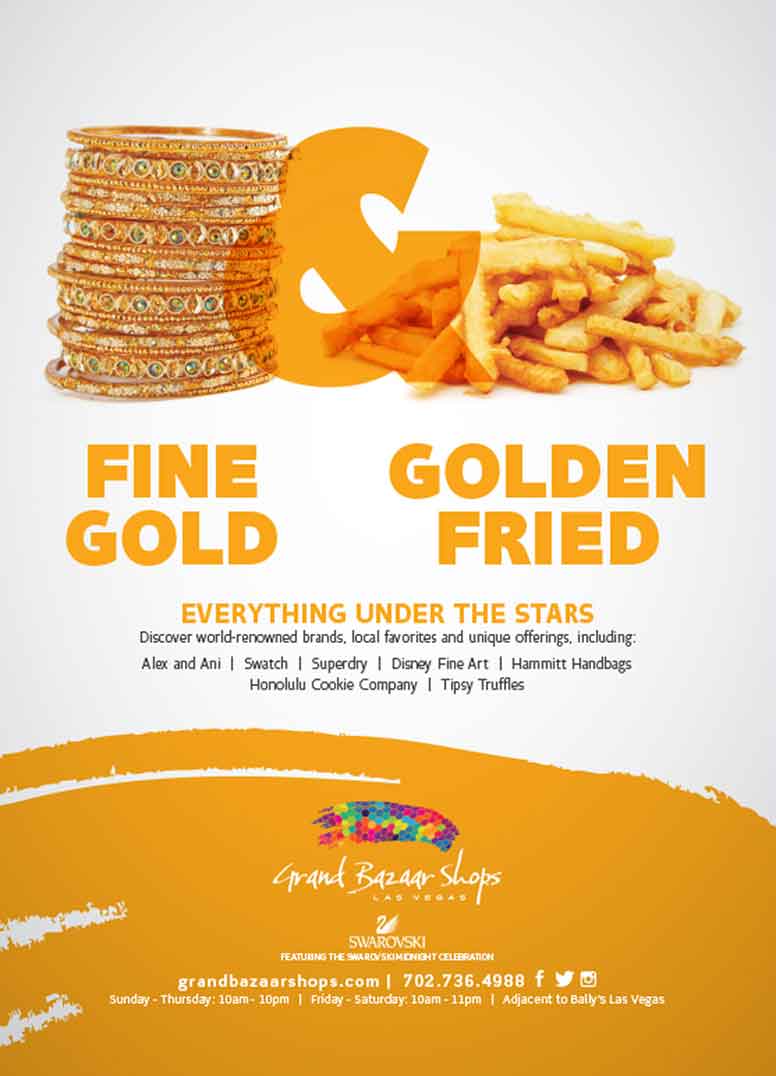 Grand Bazaar Shop ad for golden
