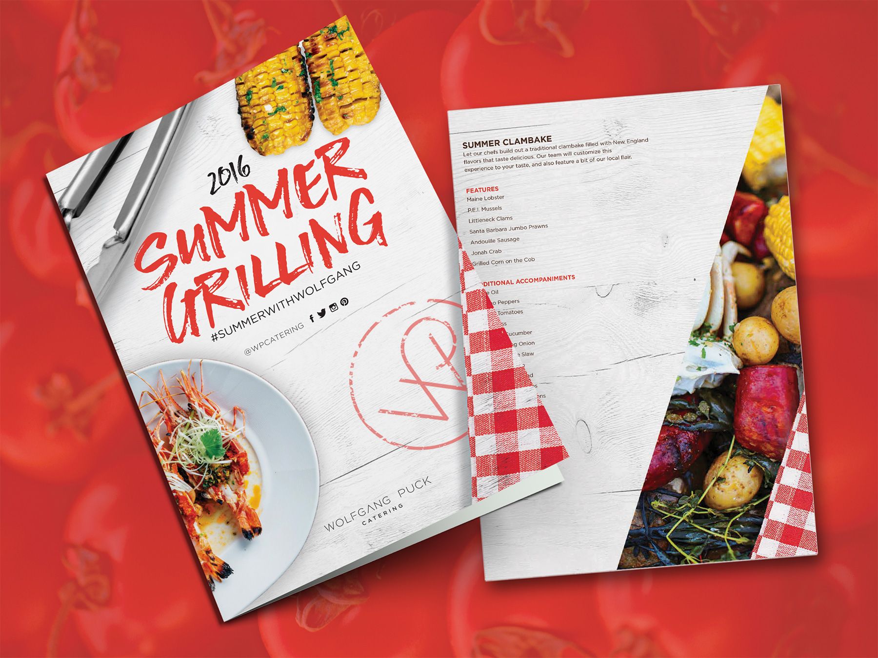 Summer Grilling catering menu