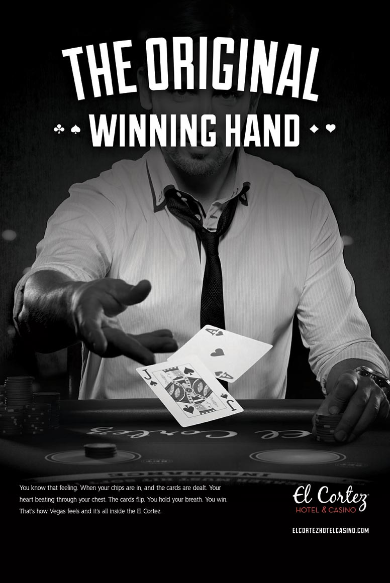 El Cortez poster winning hand