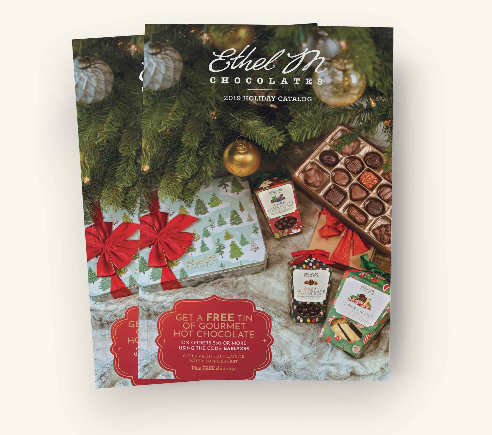 Holiday catalogue cover