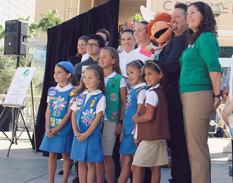 Girl Scouts troupe