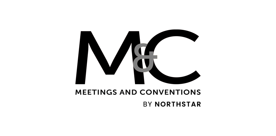 M&C logo with Meetings and Conventions by Northstar in black and gray text on a white background.